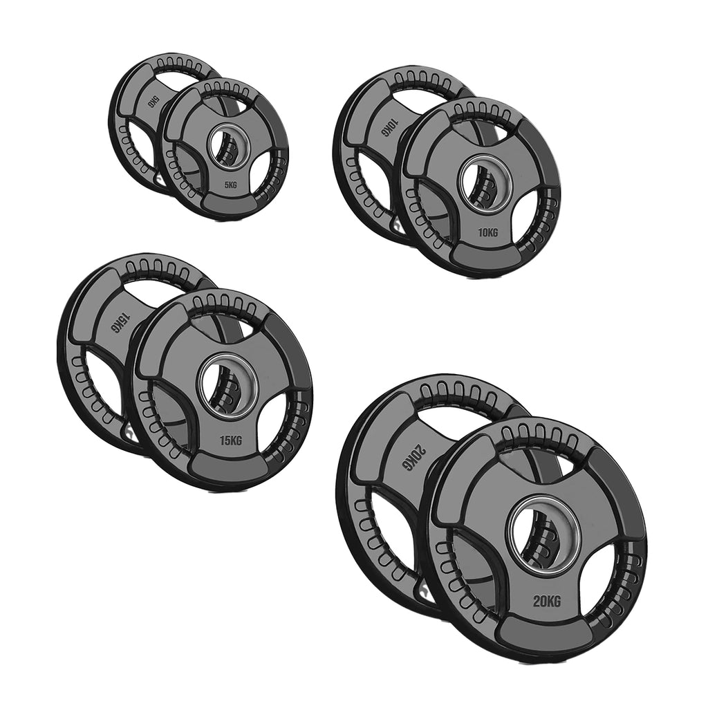 Tri-Grip Olympic Weight Plates