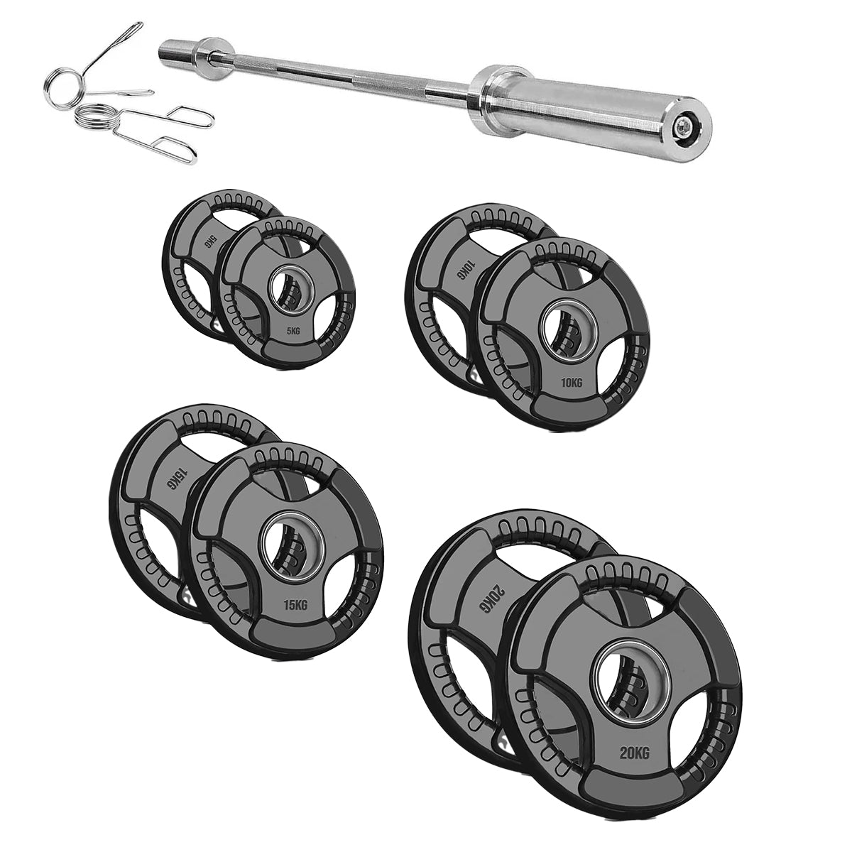 Tri-Grip Olympic Weight Plates