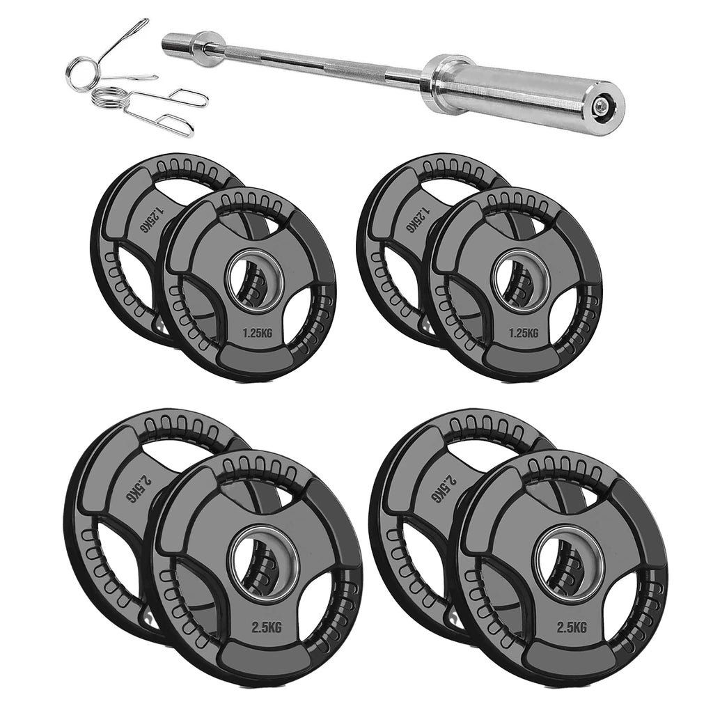 Tri-Grip Olympic Weight Plates