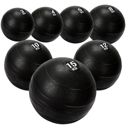 Heavy-Duty Slam Balls (3kg–25kg) – Durable Rubber, Dead Weight Design – Textured Grip for Core & Conditioning Workouts