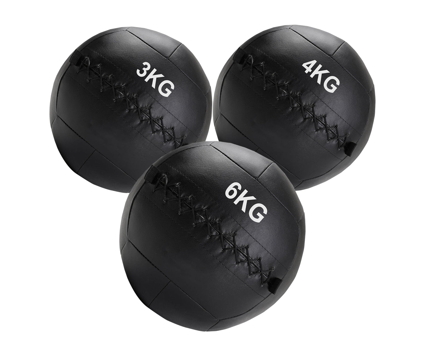Professional Wall Balls (3kg–12kg) – Textured Grip, No-Bounce Design – Durable PVC for CrossFit, HIIT & Full-Body Training