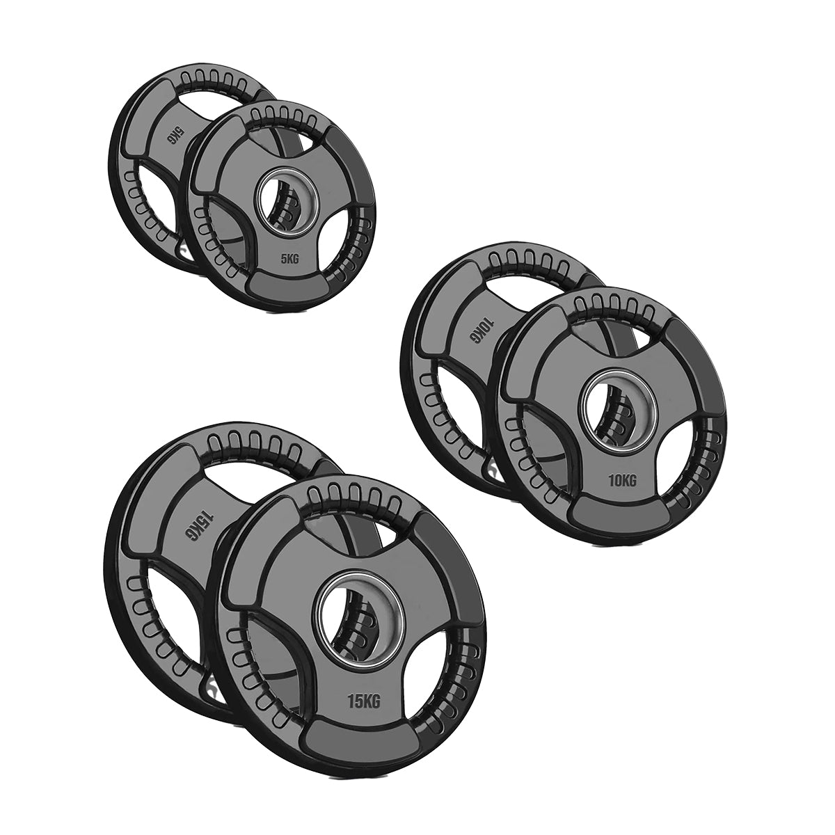 Tri-Grip Olympic Weight Plates