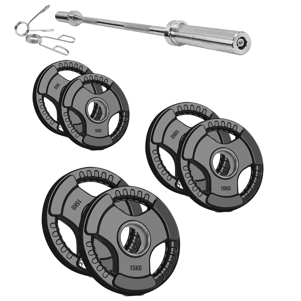 Tri-Grip Olympic Weight Plates