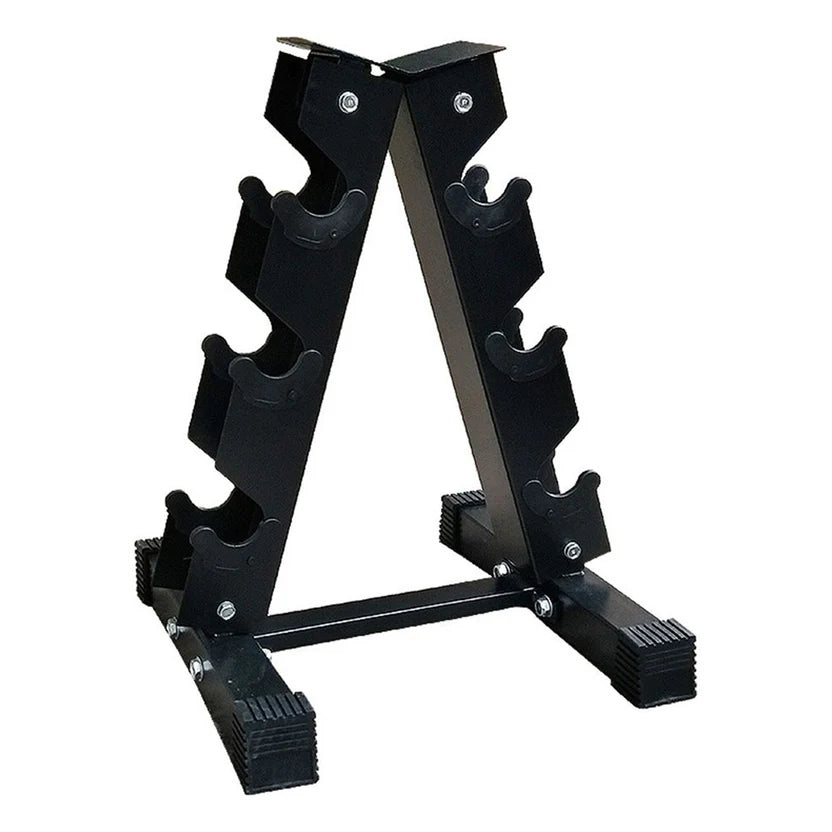 Black metal hex Dumbbells Rack