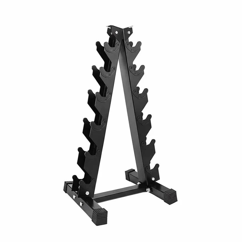 Black Metal Hex rack on a white background