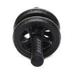 Black ab roller on a white background