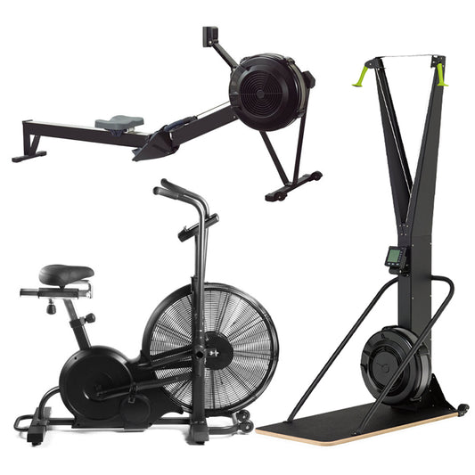Assault Air Bike – 27” Fan Resistance Exercise Bike with Adjustable Settings, LCD Display & Dual Belt Drive for HIIT, Endurance & Home Gym Cardio Training