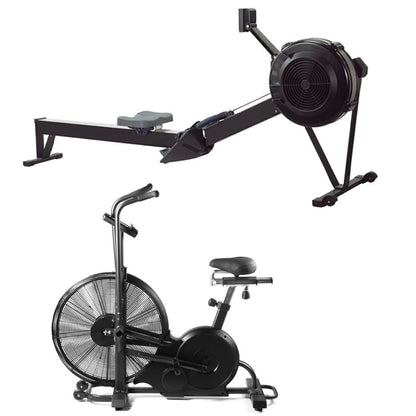 Assault Air Bike – 27” Fan Resistance Exercise Bike with Adjustable Settings, LCD Display & Dual Belt Drive for HIIT, Endurance & Home Gym Cardio Training