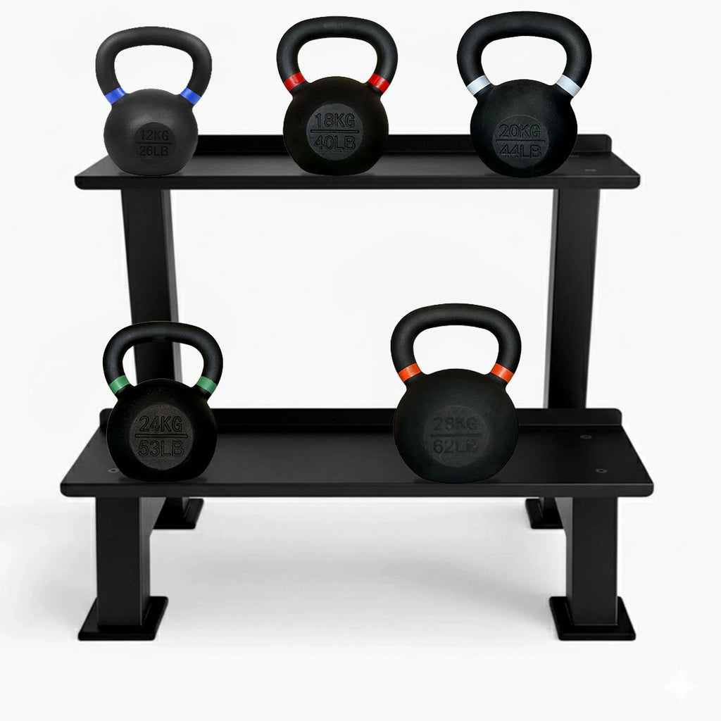 Commercial Kettlebell Half Rack UK | Steel 52cm | Lift Sets