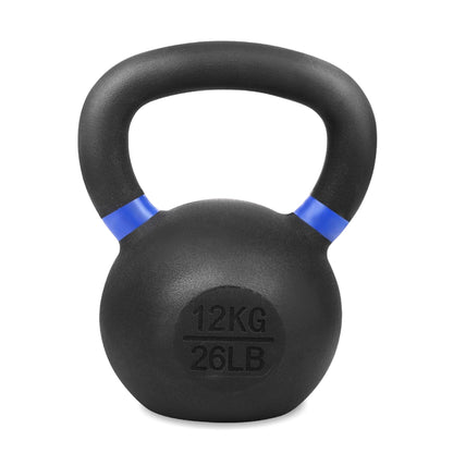 Premium Cast Iron Kettlebells – One-Piece Design, Wide Handle – Multiple Weights for Home Gym & Full-Body Training