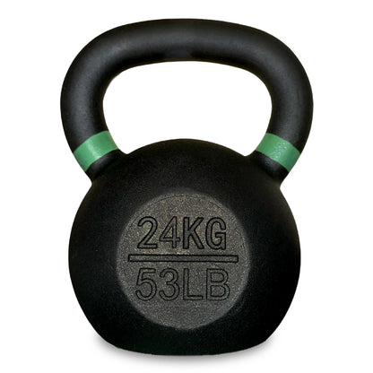 Premium Cast Iron Kettlebells – One-Piece Design, Wide Handle – Multiple Weights for Home Gym & Full-Body Training