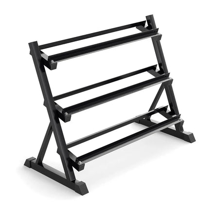 Hex Dumbbell Tier & Layer Storage Racks – 3 Tier Dumbbell Storage Rack