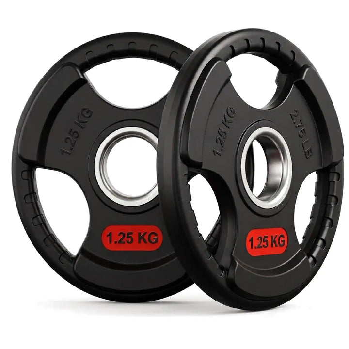 Tri-Grip Olympic Weight Plates 1.25 kg to 25 kg Pairs, Sets to 150 kg