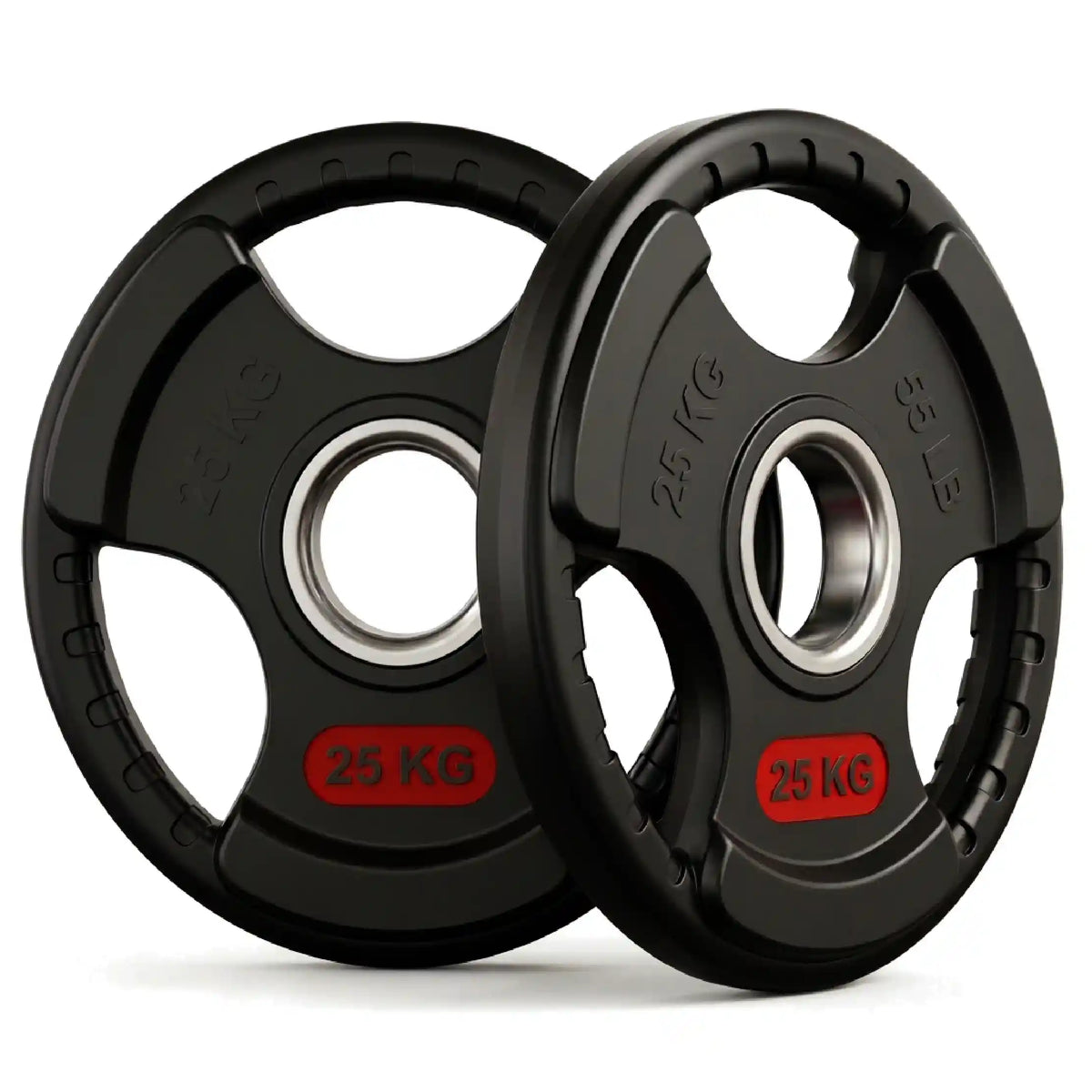 Tri-Grip Olympic Weight Plates 1.25 kg to 25 kg Pairs, Sets to 150 kg