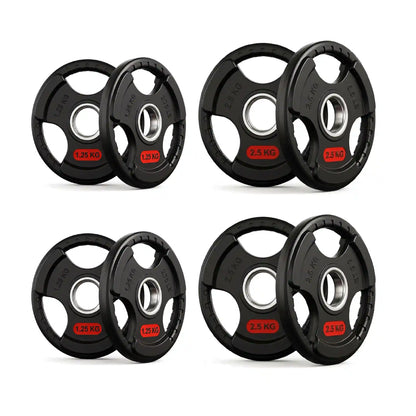 Tri-Grip Olympic Weight Plates 1.25 kg to 25 kg Pairs, Sets to 150 kg