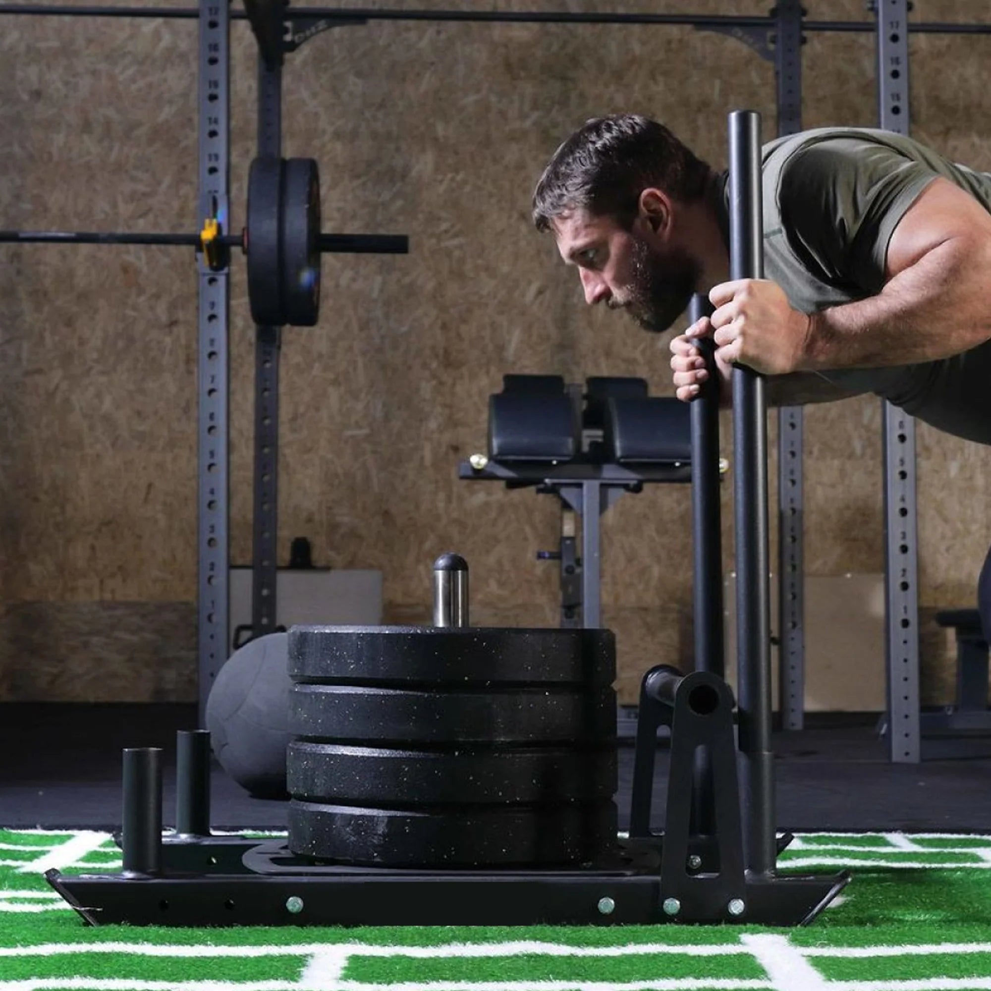 Push & Pull Power Sled with 10mm Mat