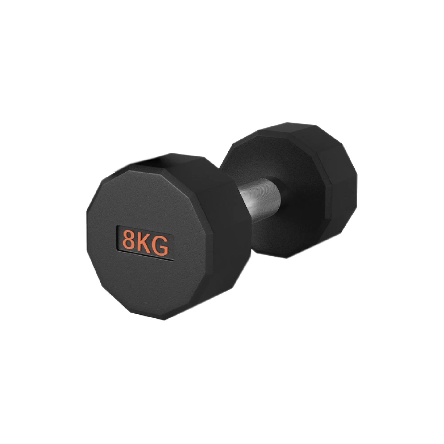 Premium Round Hex Dumbbells - Anti-Roll Design with Knurled Grip and Rubber-Coated Heads - Available as Singles, Pairs, and Complete Sets With Optional Rack - Professional Strength Training Equipment