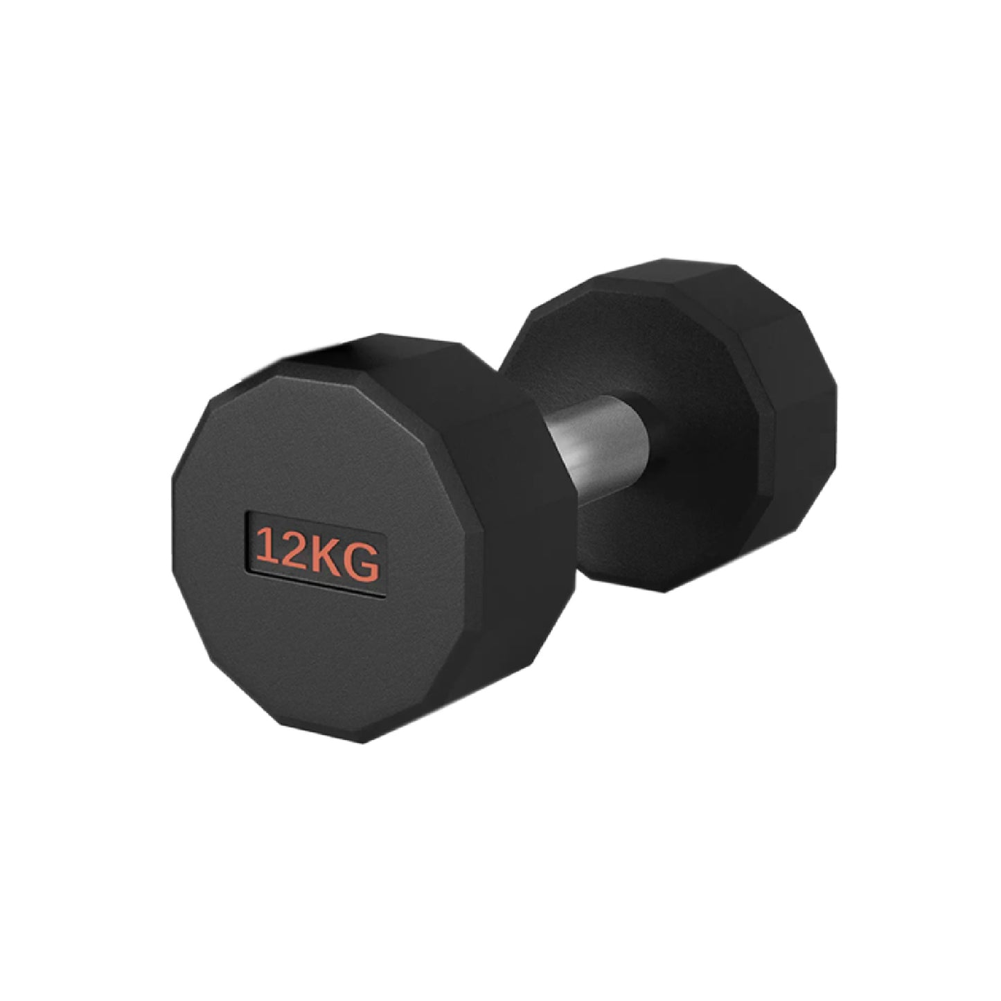 Premium Round Hex Dumbbells - Anti-Roll Design with Knurled Grip and Rubber-Coated Heads - Available as Singles, Pairs, and Complete Sets With Optional Rack - Professional Strength Training Equipment