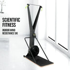 Scientific Fitness indoor wind resistance ski in a minimalistic room setting