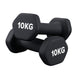 Pair (2 Dumbbells) / 10.0 kg / Black