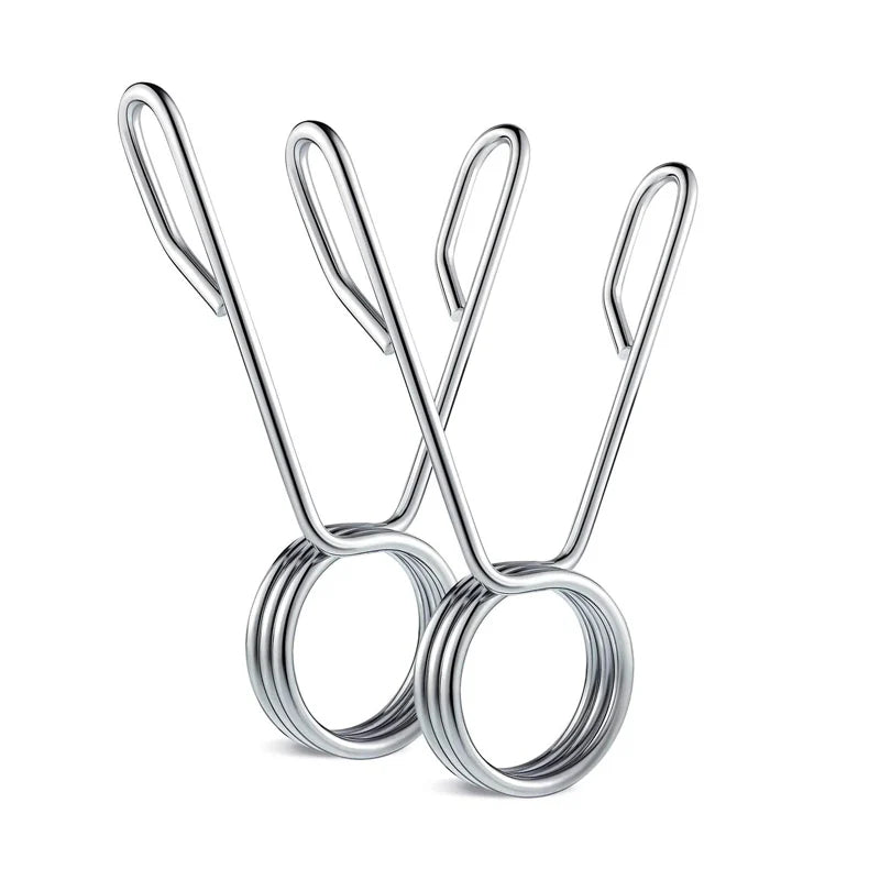 Metallic scissors on a white background
