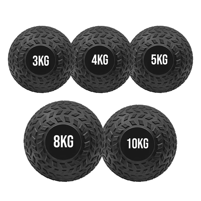 Treaded Slam Balls – No-Bounce, Heavy-Duty Medicine Balls with Textured Grip – Sand-Filled for Strength & MMA Training