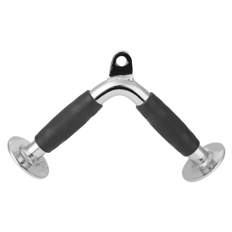 Cable Machine Attachments with Stirrup Handle, V-Bar, Lat Bar, Straight Bar, D-Row Bar, Curl Bar, Tricep Rope, Carabiner Clips & D-Handle for Home Gym Strength