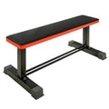 Flat Weight Bench with Dumbbell Rack
