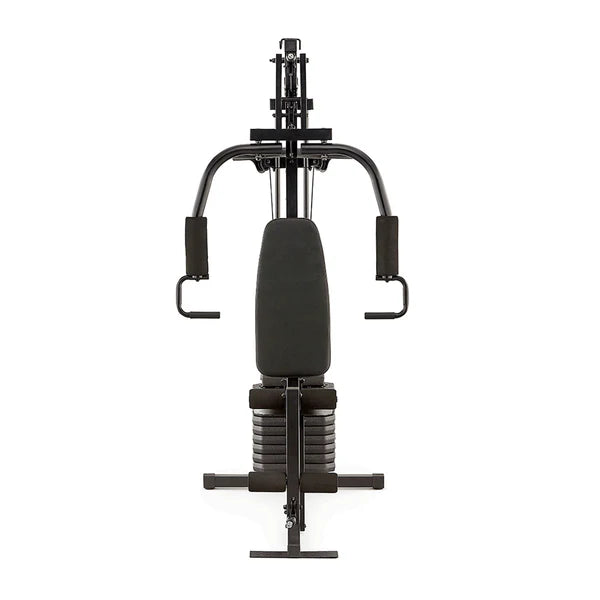 Black gym machine on a white background