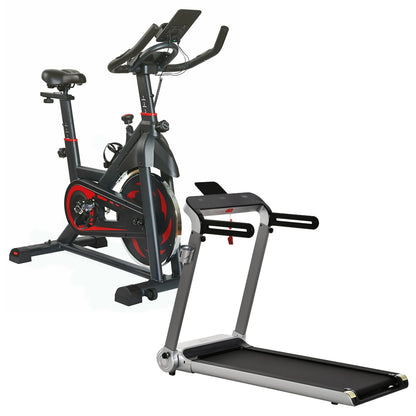 Premium Indoor Cycling Bike with LCD Display, Belt Drive, Adjustable Resistance, Ergonomic Seat & Handlebars – Quiet Stationary Bike for Home Cardio & Fitness Tracking