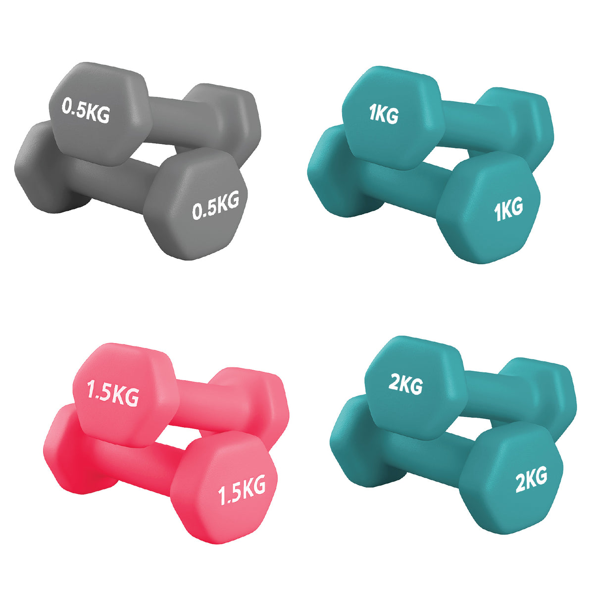 Neoprene Vinyl Dumbbell Sets