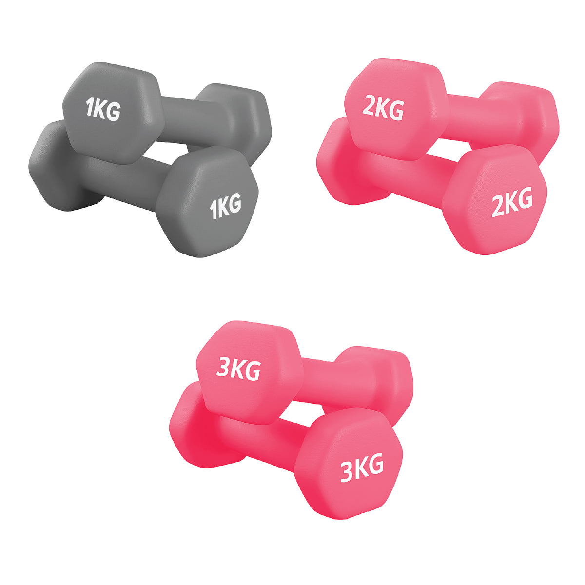 Neoprene Vinyl Dumbbell Sets