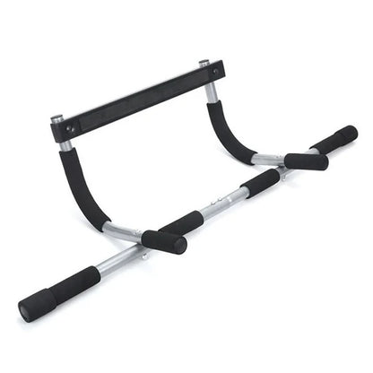 Doorway Pull-Up Bar – No Drilling Required Chin-Up Bar with Padded Multi-Grip Handles, Heavy-Duty Steel, Adjustable Fit 61–81cm, Foldable Home Gym Trainer