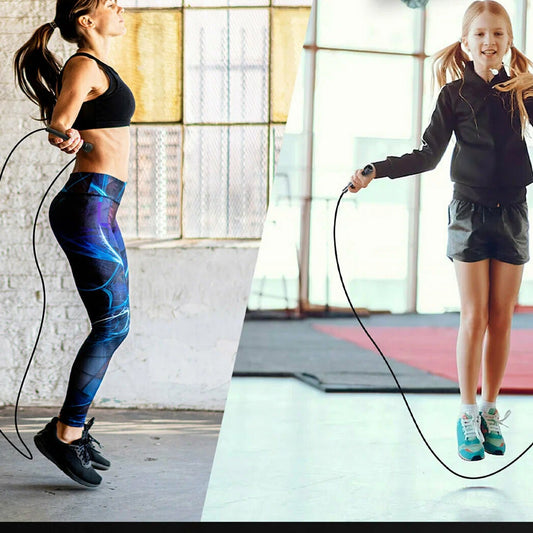 PVC Adjustable Skipping Rope – Tangle-Free Speed Jump Rope with Non-Slip Handles for Men, Women & Kids, Ideal for Home Workout, Boxing, MMA & Cardio Fitness