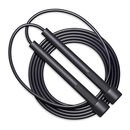 PVC Adjustable Skipping Rope – Tangle-Free Speed Jump Rope with Non-Slip Handles for Men, Women & Kids, Ideal for Home Workout, Boxing, MMA & Cardio Fitness