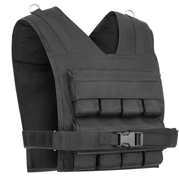 30kg Adjustable Weighted Vest – Commercial-Grade with Removable Metal Weights, Secure Fit & Durable Oxford Cloth for Home Fitness & Cardio