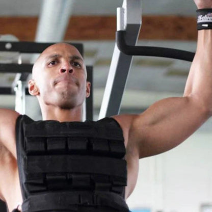30kg Adjustable Weighted Vest – Commercial-Grade with Removable Metal Weights, Secure Fit & Durable Oxford Cloth for Home Fitness & Cardio